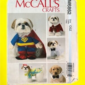 McCall's Crafts Dog Costume Pattern